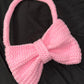 PiNKx Crochet Bow Bag Purse - pattern by Biyabimi on YT