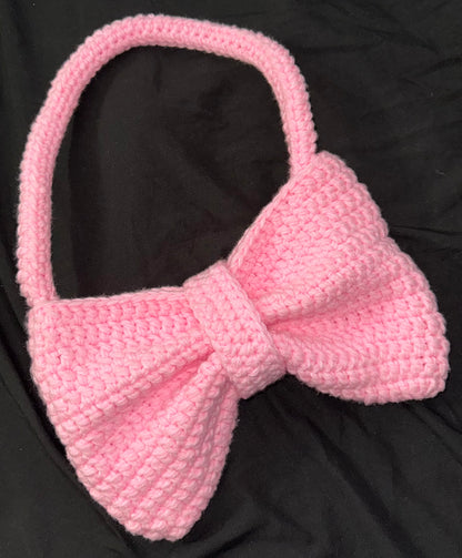 PiNKx Crochet Bow Bag Purse - pattern by Biyabimi on YT