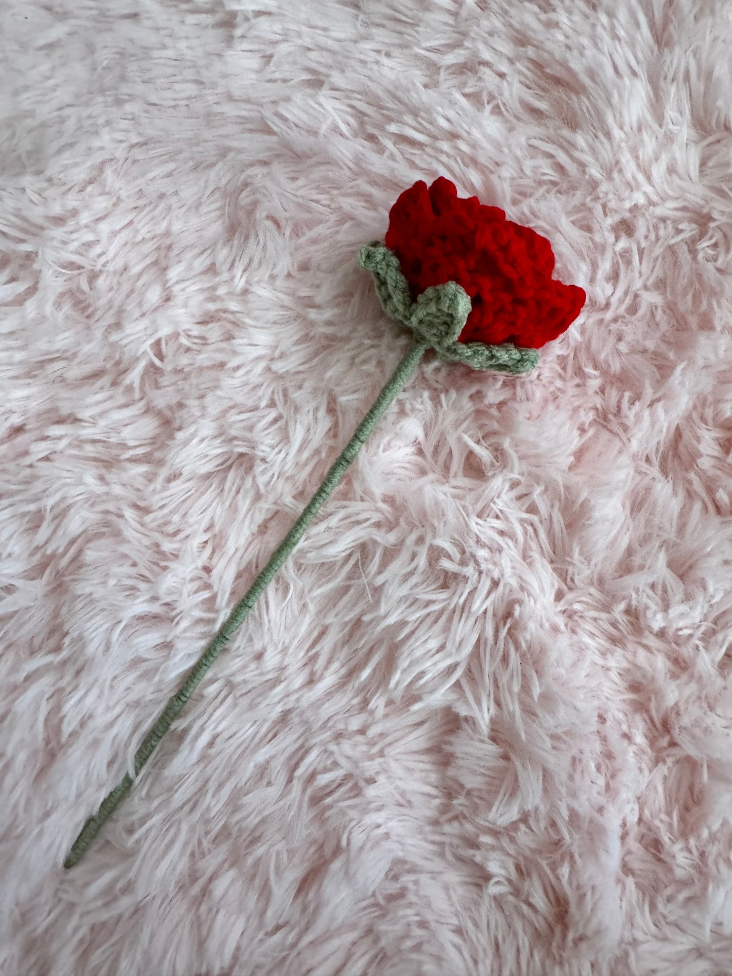 PiNKx Crochet Single Roses (sold in eaches)