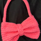 PiNKx Crochet Bow Bag Purse - pattern by Biyabimi on YT