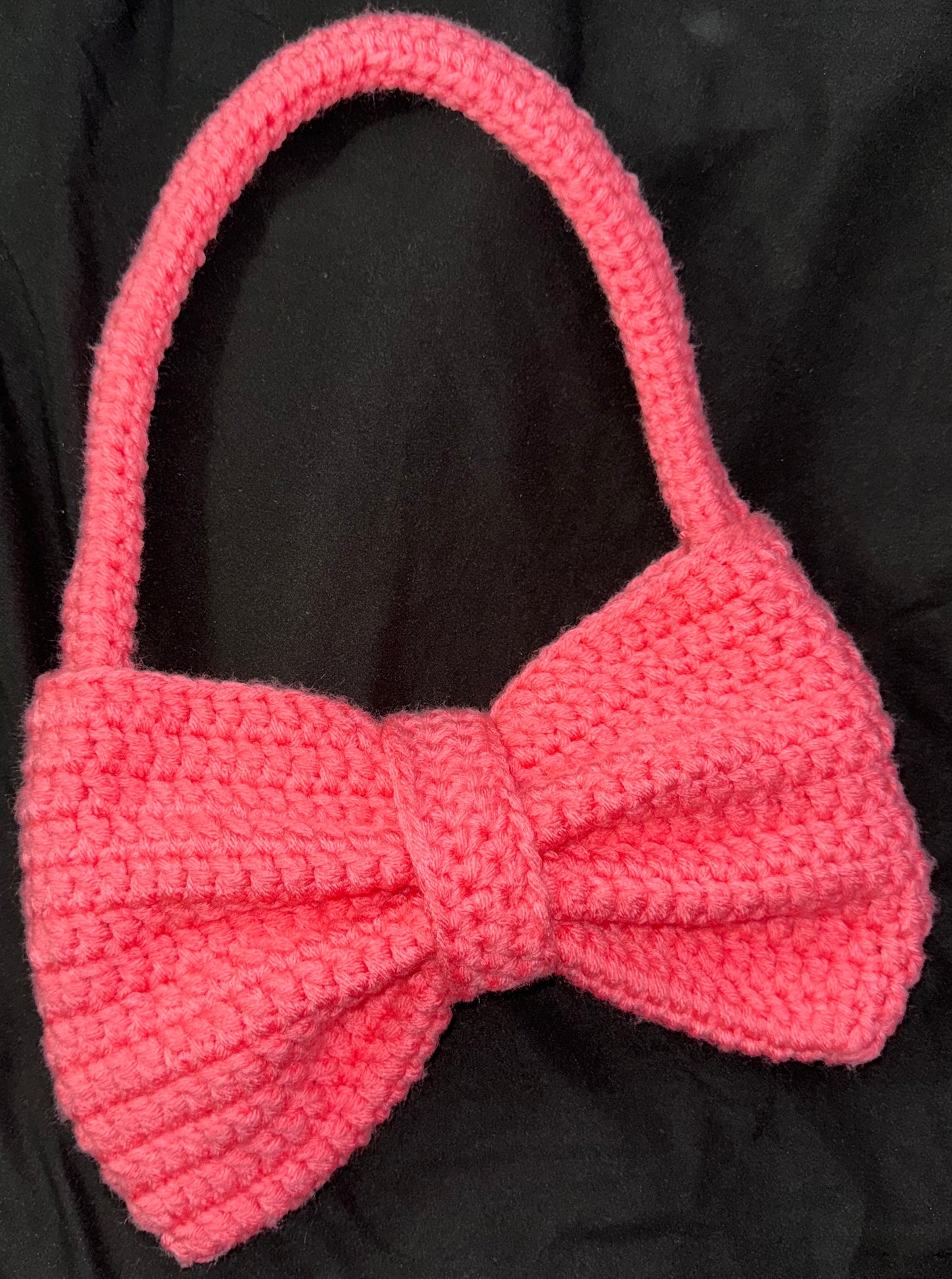 PiNKx Crochet Bow Bag Purse - pattern by Biyabimi on YT