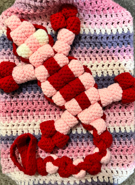 PiNKx Crochet 90’s Beaded Lizard - Pattern by LuckyMermaidCrochet